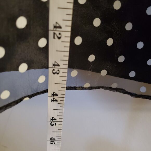 Alfred Angelo Black White Polka Dot Boned Strapless Dress Size 14 LB-FE3001 - Picture 11 of 14